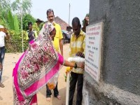 Water tank setup for Dongarwadi school Neral